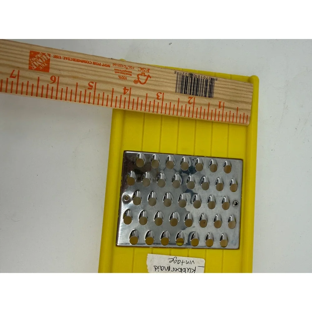 Rubbermaid Vintage Cheese Grater Shredder Yellow 3085 Retro‎ Kitchen Tool